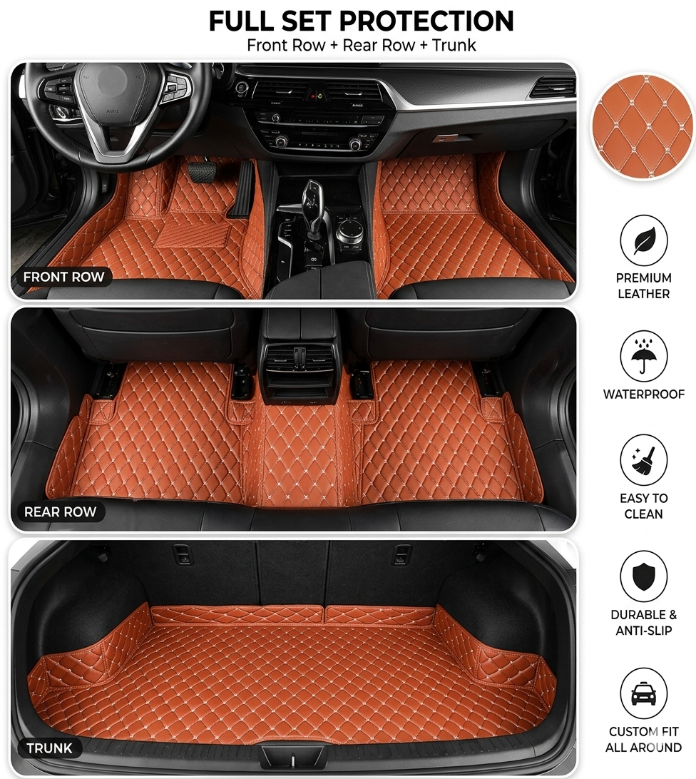 Elvie Heavy Duty Universal Fit Car Mats, SUVs, and TrucksMn2