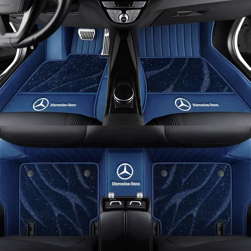 2026 Premium Full-Coverage Leather Car Floor Mats2