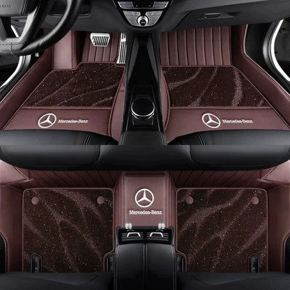 2026 Premium Full-Coverage Leather Car Floor Mats2