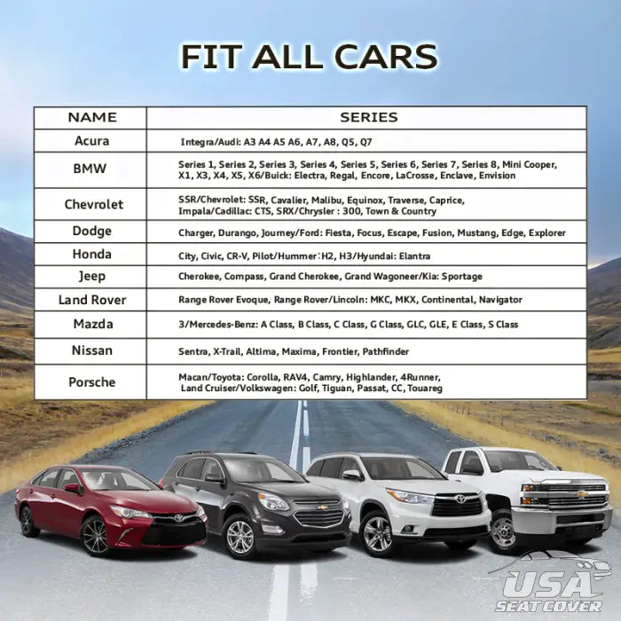 Elvie Heavy Duty Universal Fit Car Mats, SUVs, and TrucksMn2